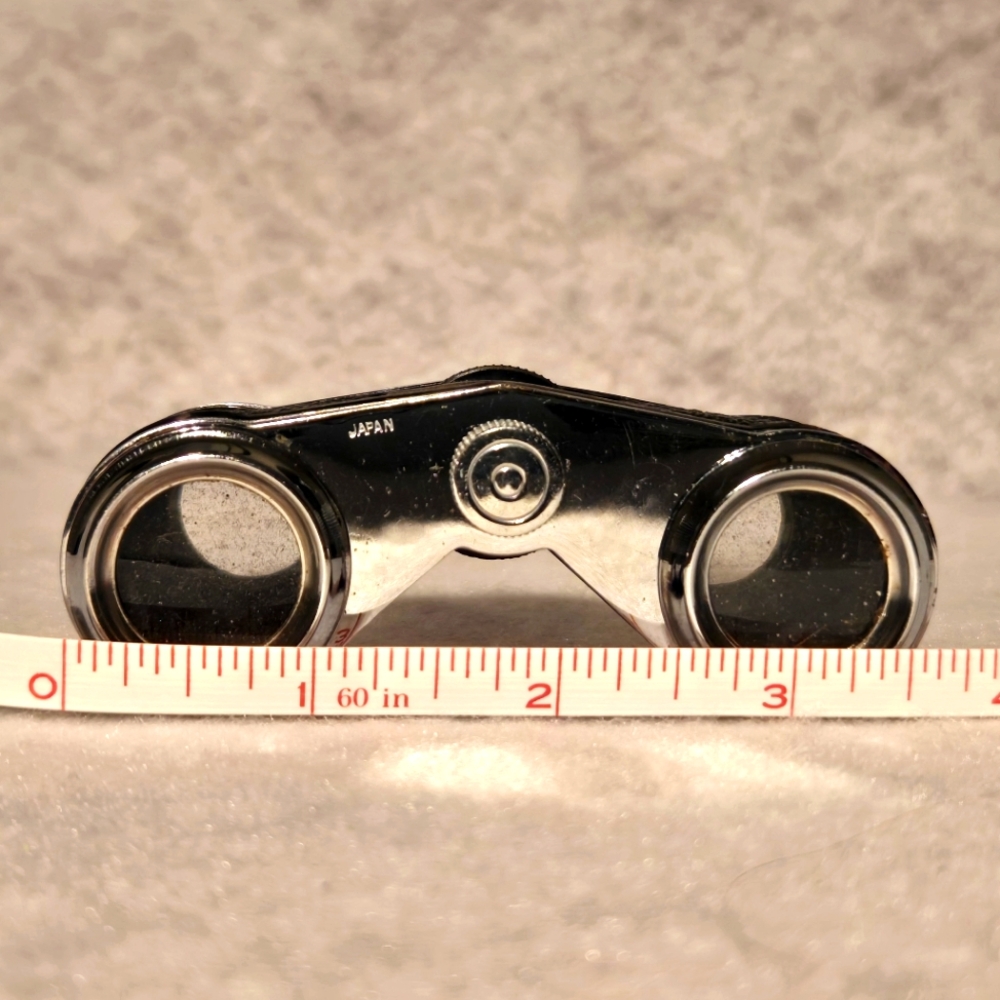 VTG Japan Selsi Everbrite Retractable Opera Glasses/Pocket Binoculars, Stamped - Picture 8 of 8